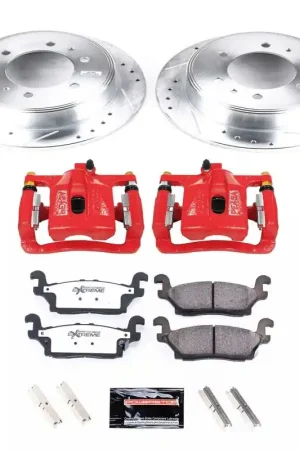 Flash Sale Power Stop 06-10 Hummer H3 Rear Z36 Truck & Tow Brake Kit w/Calipers