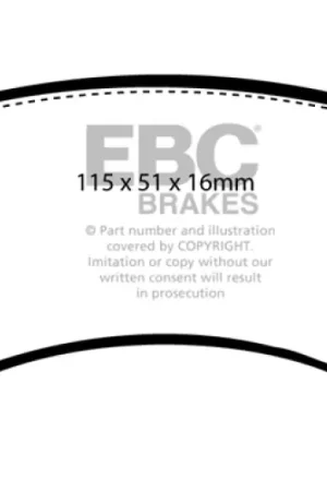 Low Price EBC 91-93 Nissan NX 2.0 Greenstuff Front Brake Pads