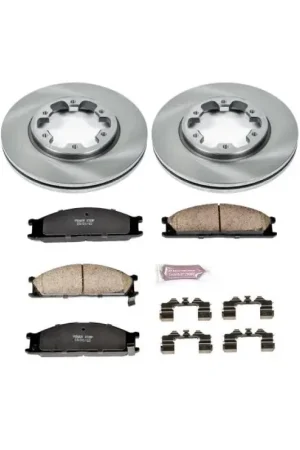 One Day Deal Power Stop 86-94 Nissan D21 Front Autospecialty Brake Kit