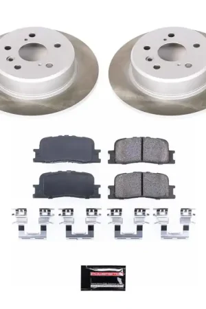 Special Discount Power Stop 01-03 Toyota Highlander Rear Semi-Coated Rotor Kit