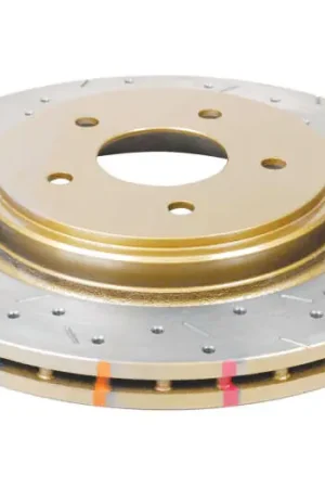 DBA 05-12 Corvette C6 w/Z51 pkg Rear Drilled & Slotted 4000 Series Rotor Latest