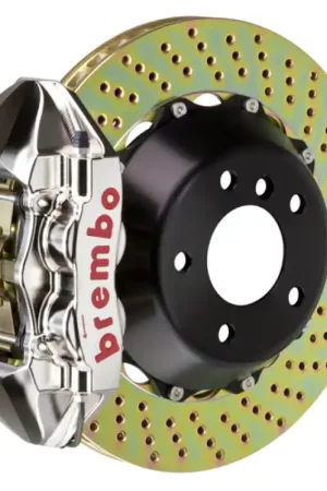 Brembo 95-99 M3 Front GTR BBK 4 Piston Billet 365x29 2pc Rotor Drilled- Nickel One Day Deal