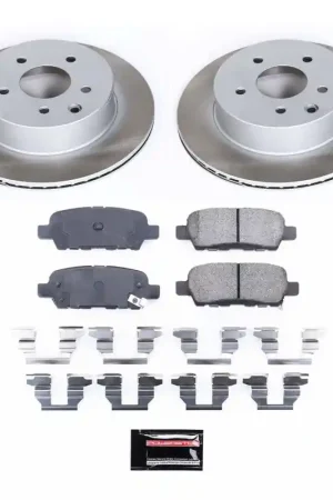 Buy Online Power Stop 03-05 Nissan 350Z Rear Semi-Coated Rotor Kit