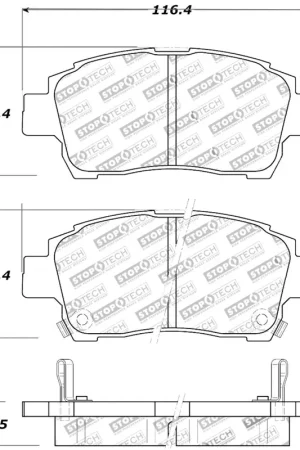 Direct From Manufacturer StopTech Performance 00-05 Spyder MR2 / 00 Celica GT / 04-07 xA/xB Front Brake Pads