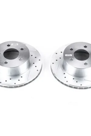 Must Have Power Stop 90-99 Jeep Cherokee Front Evolution Drilled & Slotted Rotors - Pair
