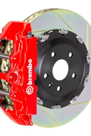 Holiday Sale Brembo 07-09 Suburban Front GT BBK 6 Piston Cast 2pc 380x34 2pc Rotor Slotted Type1-Red