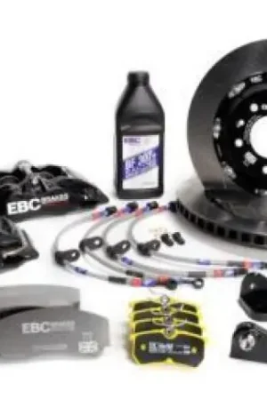 Fan Favorite EBC Racing 01-09 Porsche 911 (996/997) Black Apollo-6 Calipers 355mm Rotors Front Big Brake Kit