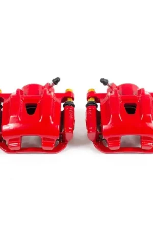 Power Stop 04-10 Toyota Sienna Rear Red Calipers w/Brackets - Pair Authentic