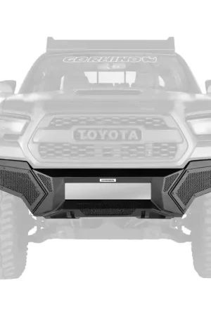Go Rhino 16-21 Toyota Tacoma Element Front Bumper with Fixed Light Bar Mount Textured Black Money Back Guarantee
