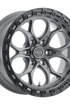 Weld Off-Road W107 20X12 Ledge 6X135 ET-44 BS4.75 Satin Gun / Black Ring 87.1 Flash Sale