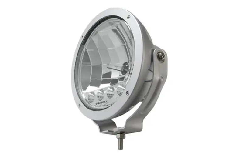 Putco HID Lamp w/3 LED DayTime Running Lights - 6in Silver Housing w/ Clear Lens HID Off Road Lamps Low Price