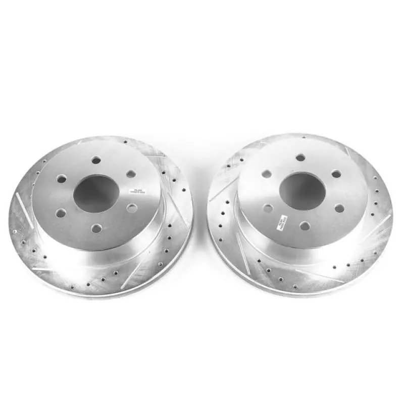 Reduced Price Power Stop 03-05 Chevrolet Express 2500 Rear Evolution Drilled & Slotted Rotors - Pair