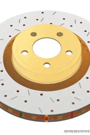 Factory Price DBA 05-18 Nissan Frontier Rear 4000 Series Drilled & Slotted Rotor