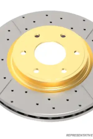 Original DBA 09-16 Mini Cooper (w/JCW Brakes) Front Drilled & Slotted Street Series Rotor