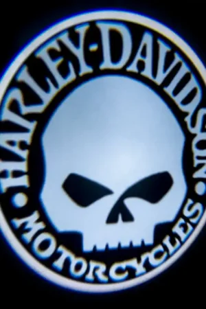 Weekend Sale Oracle Door LED Projectors - Harley-Davidson Skull - Harley-Davidson Skull