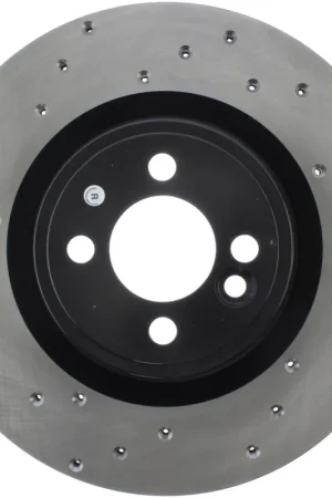 StopTech Sport Cross Drilled Brake Rotor - Front Left Original