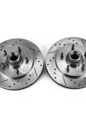 Trending Power Stop 97-00 Ford Expedition Front Evolution Drilled & Slotted Rotors - Pair