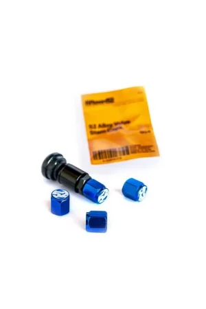Fifteen52 Valve Stem Cap Set - Blue - 4 Pieces Limited Offer