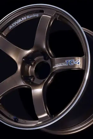 Limited Time Advan TC4 17x9.0 +45 5x114.3 Umber Bronze Metallic and Ring Wheel