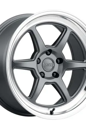 Kansei K14G Roku 18x9.5in / 5x110 BP / 22mm Offset / 73.1mm Bore - Grey & Machined Lip Wheel Editor’s Pick