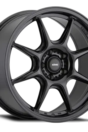 Konig Lockout 18x8.5 5x112 ET43 Gloss Black Fan Favorite