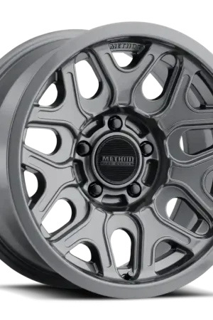 Method MR322 / 17x8.5 / 6x135 BP / 0ET / 4.72in BS / 87mm CB - Gloss Titanium Wheel Deal