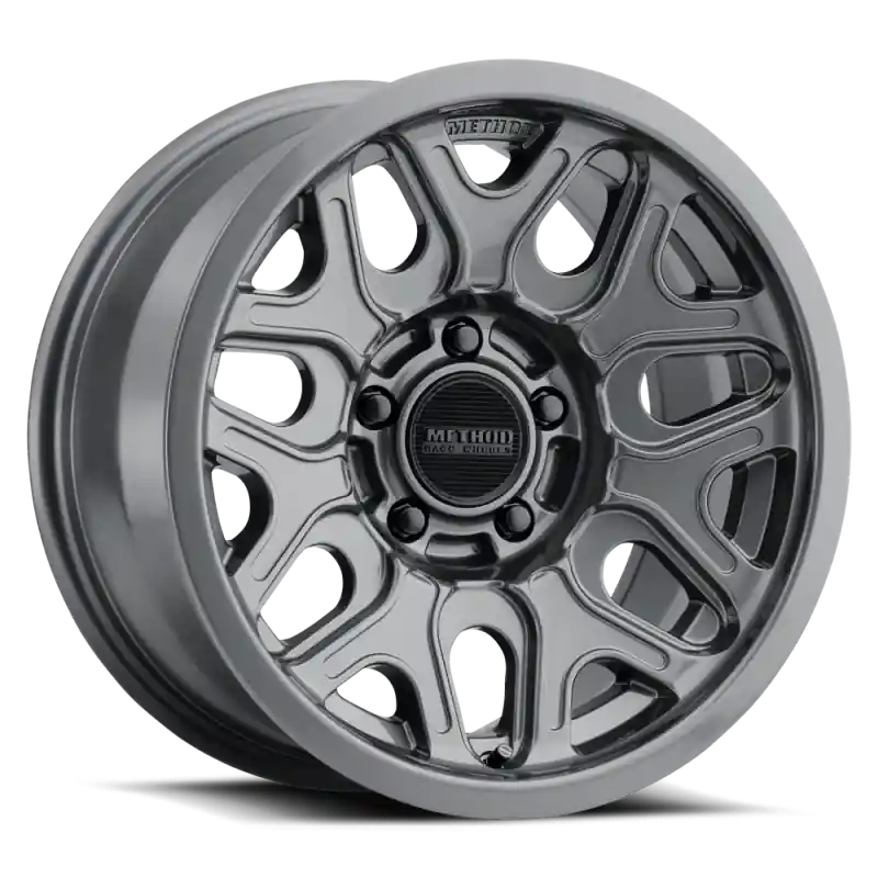 Method MR322 / 17x8.5 / 6x135 BP / 0ET / 4.72in BS / 87mm CB - Gloss Titanium Wheel Deal