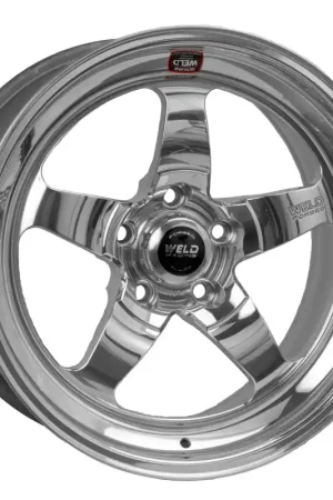 Weld S71 18x8 / 5x4.75 BP / 6.2in. BS Polished Wheel (Medium Pad) - Non-Beadlock Hot Deal