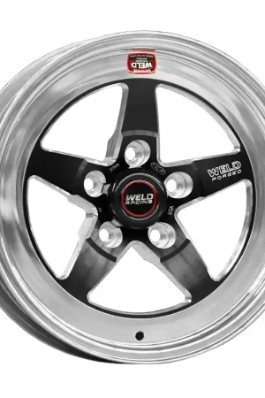 Weld S71 15x10.33 / 5x4.75 BP / 6.5in. BS Black Wheel (Low Pad) - Non-Beadlock No Minimum Order