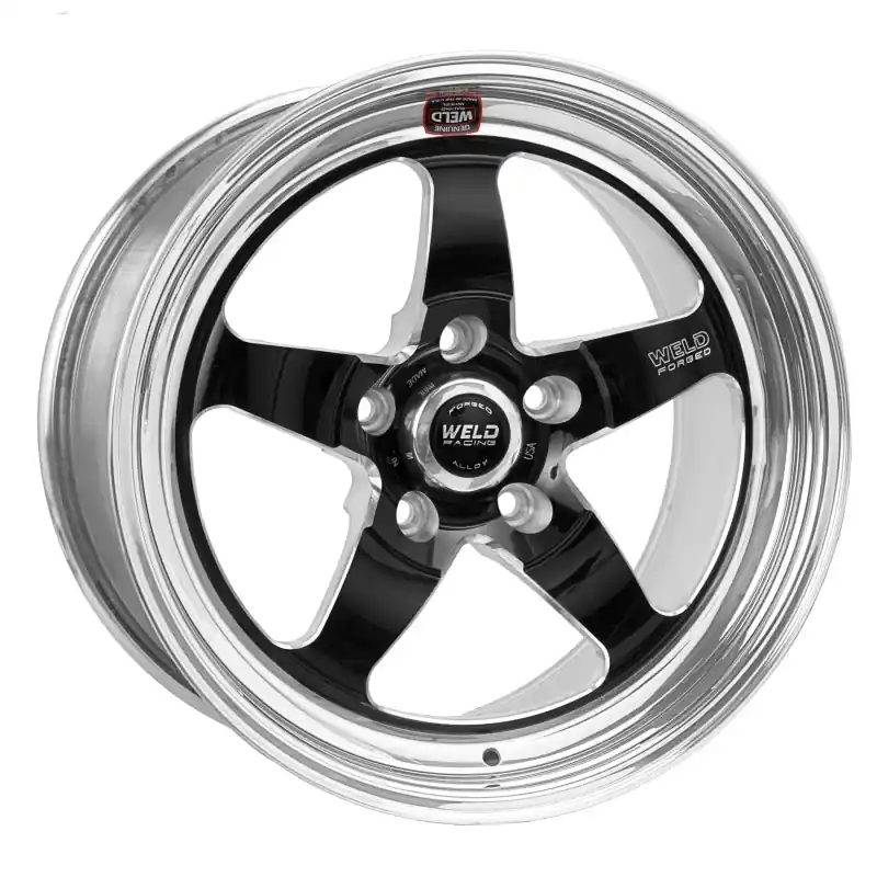 Weld S71 17x8.5 / 5x4.5 BP / 4.7in. BS Black Wheel (High Pad) - Non-Beadlock Price Cut