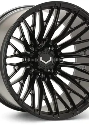 Limited Offer Vossen VFX-04 24x12 - 8x180 - ET44 - Ultra Deep - 124.3 - Satin Black Wheel