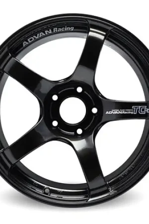 Budget Advan TC4 15x8.0 +28 4x100 Black Gunmetallic Wheel (No Ring)