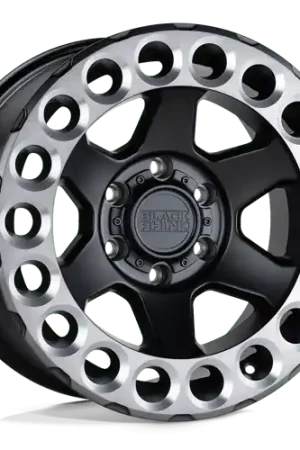 Top Pick BRODA 17X9.5 5X5.0 M-BLK-MCH-DDTLPRG 12MM