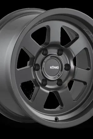 Konig HT2 17X9 5X127 ET-12 Matte Black Price Cut