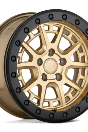 BRGRV 15X7 5X100 GOLD-BLK-RG 15MM Free Delivery