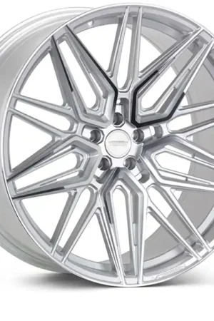 Warranty Included Vossen HF-7 22x11.5 / 5x130 / ET50 / Deep Face / 71.6 - Silver Polished Wheel