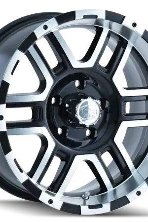 ION Type 179 16x8 / 5x114.3 BP / 10mm Offset / 83.82mm Hub Black/Machined Wheel Bulk Order