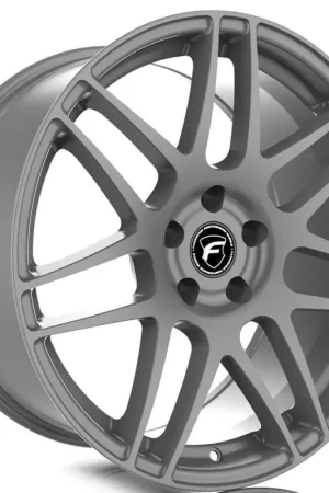 Forgestar F14 Drag 18x8.0 / 5x120 BP / ET15 / 5.125in BS Gloss Anthracite Wheel Fast Shipping