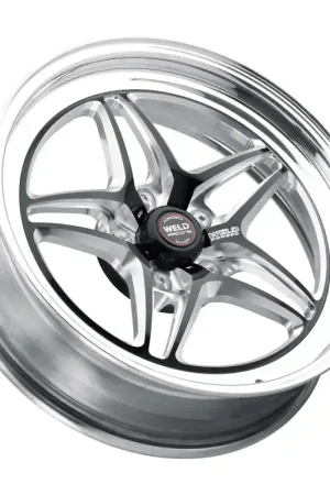 Fresh Stock Weld S81 20x9 / 5x115 BP / 6.3in BS Black Wheel (High Pad) - Non-Beadlock