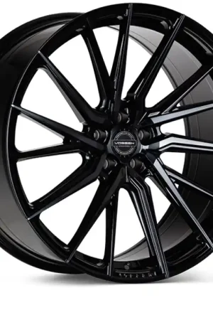 Editor’s Pick Vossen HF-4T 22x9 / 5x120 / ET30 / Flat Face / 72.56 - Double Tinted - Gloss Black - Right Wheel