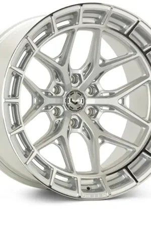 Low Price Vossen HFX-1 22x10 / 6x135 BP / ET-18 / 87.1 CB / Super Deep - Silver Polished Wheel