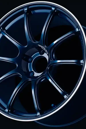 Professional Grade Advan RZII 16x7.5 / +40 Offset / 4x100 / 63mm Bore / Racing Indigo Blue and Ring