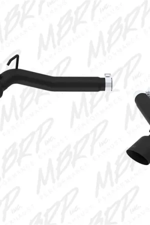 MBRP 2010-2015 Chevrolet Camaro V6 3.6L 3in Black Coated Axle Back Muffler Delete Crafted