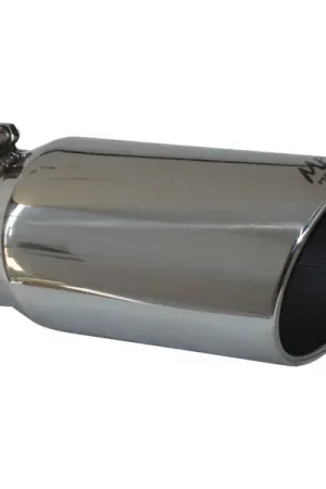 Clearance MBRP Universal Tip 5 O.D. Angled Rolled End 4 inlet 12 length