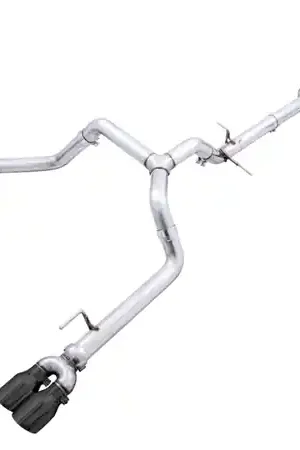 AWE Tuning 4th Gen GM 1500 5.3L 0FG Catback Split Rear Exit (w/ Bumper Cutouts) - Quad Diamond Tips Original