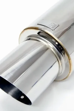 Luxury BLOX Racing 60.5mm Street Muffler - Angled Tip