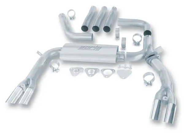 New Arrival Borla 84-92 Chevrolet Camaro / Pontiac Trans Am 5.0L/5.7L V8 3in Adj SS Cat-Back Exhaust w/ Adapters