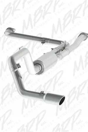 MBRP 2016+ Nissan Titan 5.6L XD 4in Tip 3in AL Cat Back Single Side Limited Edition