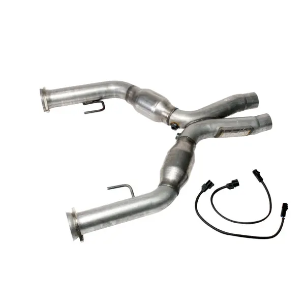 Fan Favorite BBK 05-10 Mustang 4.6 Short Mid X Pipe With Catalytic Converters 2-3/4 For BBK Long Tube Headers