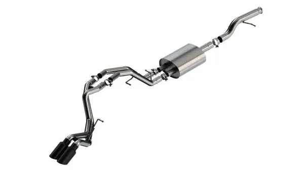 Same Day Shipping Borla 21-22 Chevrolet Tahoe 5.3L V8 AT 2/4WD S-type Cat-back Exhaust (Black Chrome)